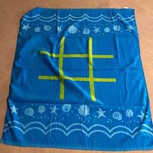 Tix tac toe beach towel
